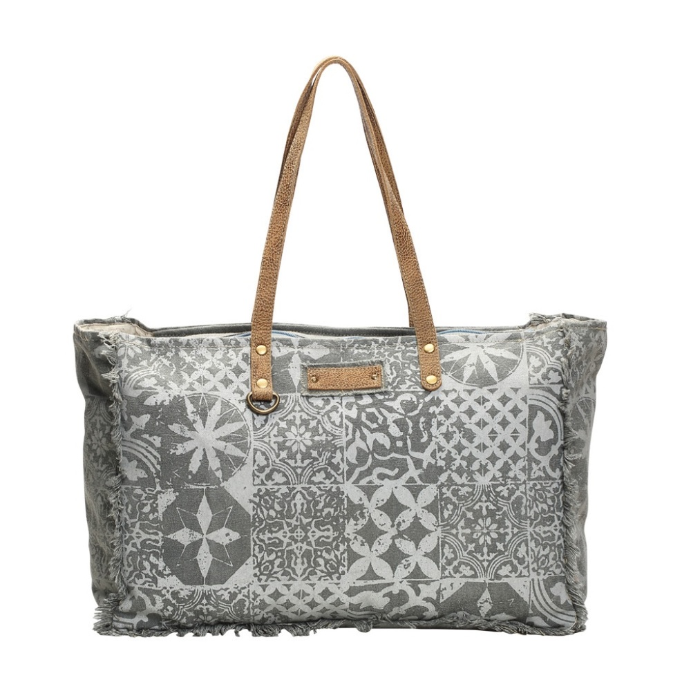 MULTI PRINT WEEKENDER BAG